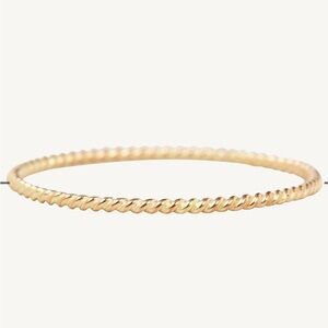 Catbird Twisted Stacker Gold Ring